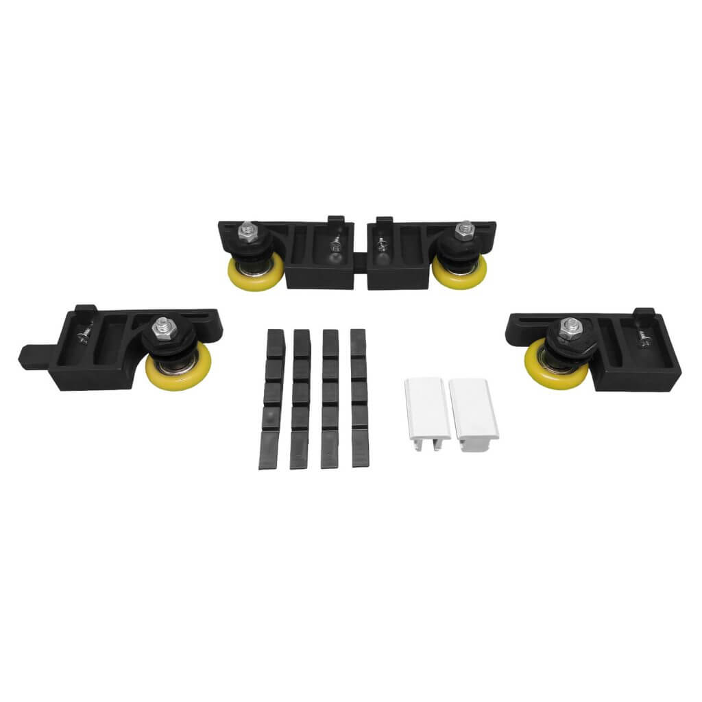 Kit Batente Porta/ Janela 4 Folhas Com roldana - Imagem 3
