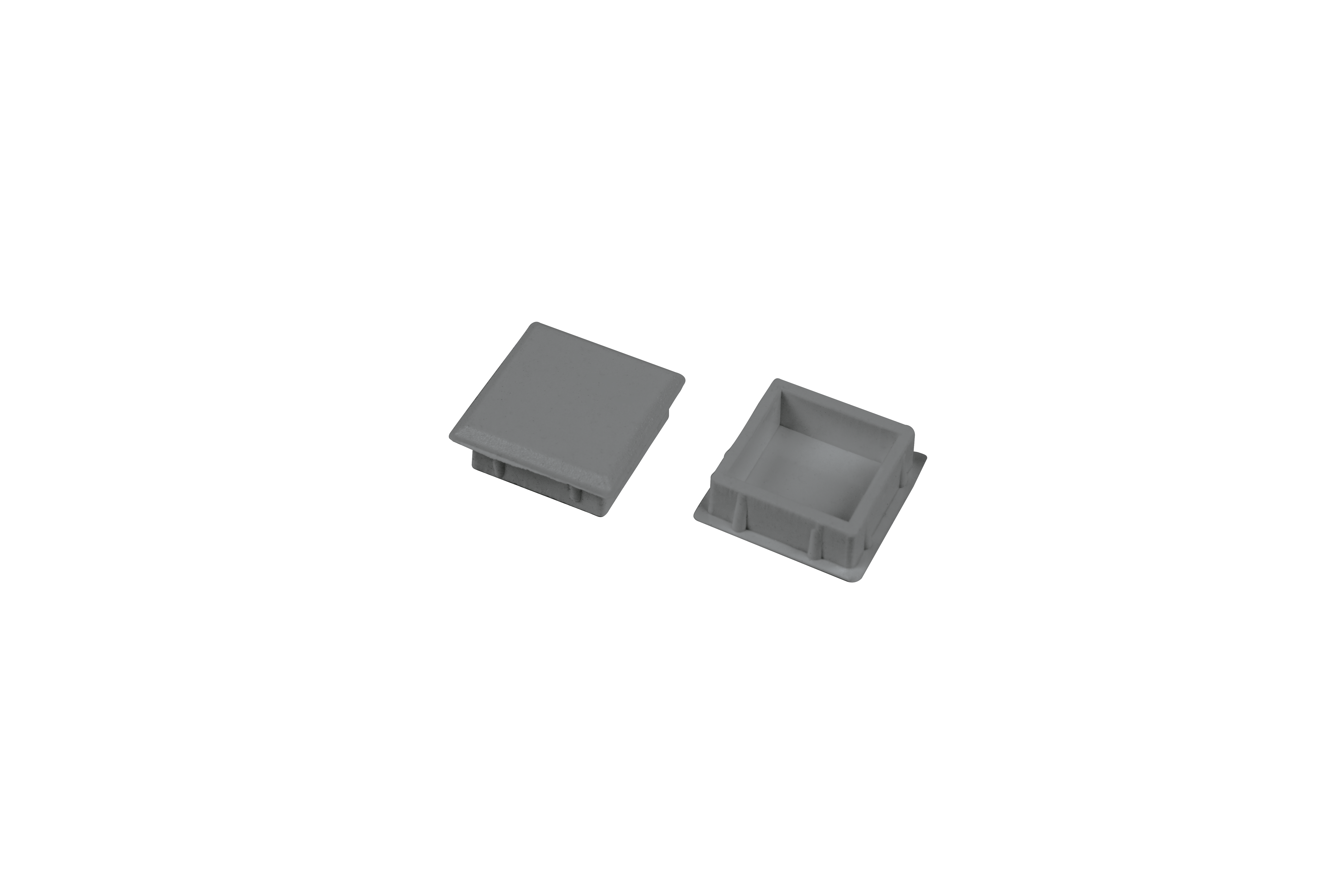 Tampa Quadrada para Tubo de Alumínio 25×25 mm - Imagem 2